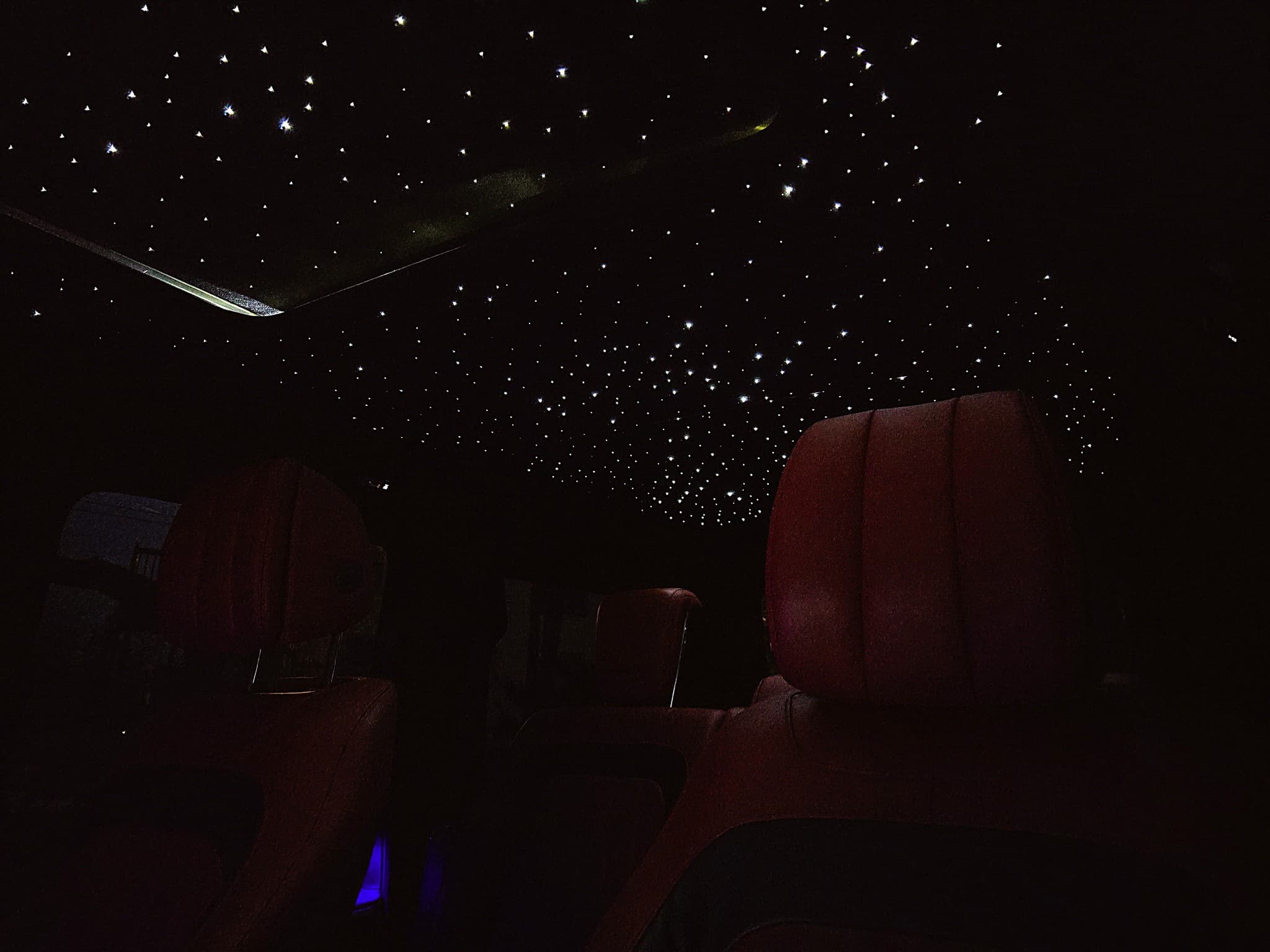 Luxury car interior