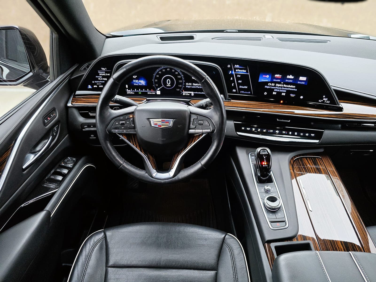 Black Cadillac Escalade ESV Platinum