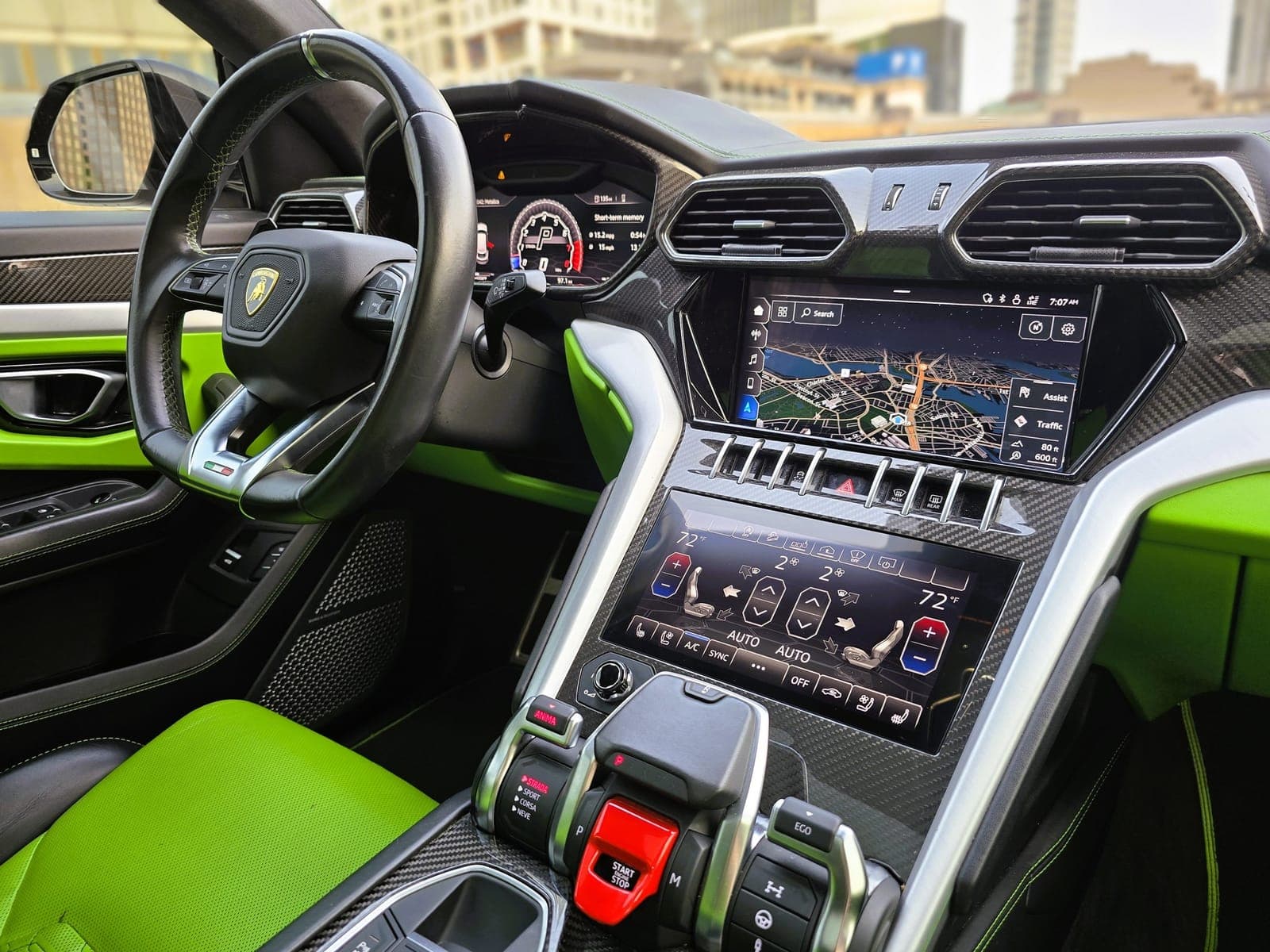 Grey Lamborghini Urus SUV
