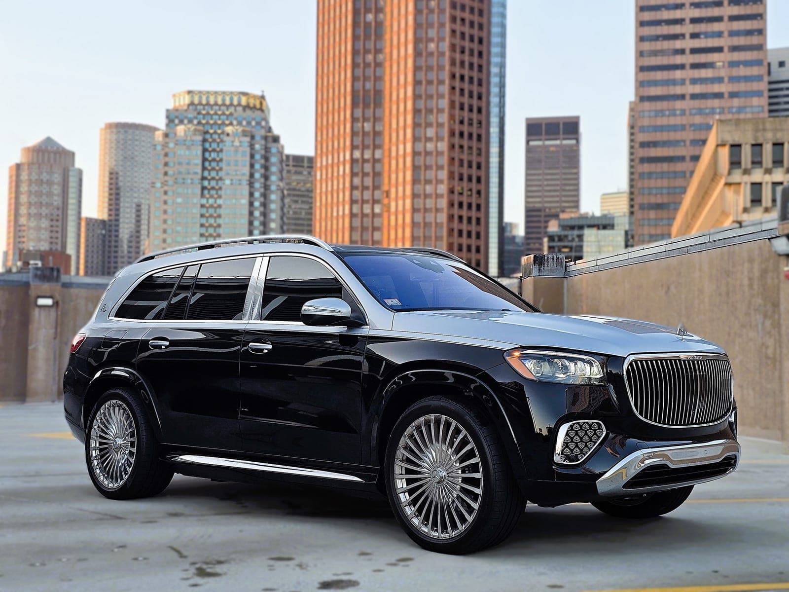 Black Mercedes-Maybach GLS 600