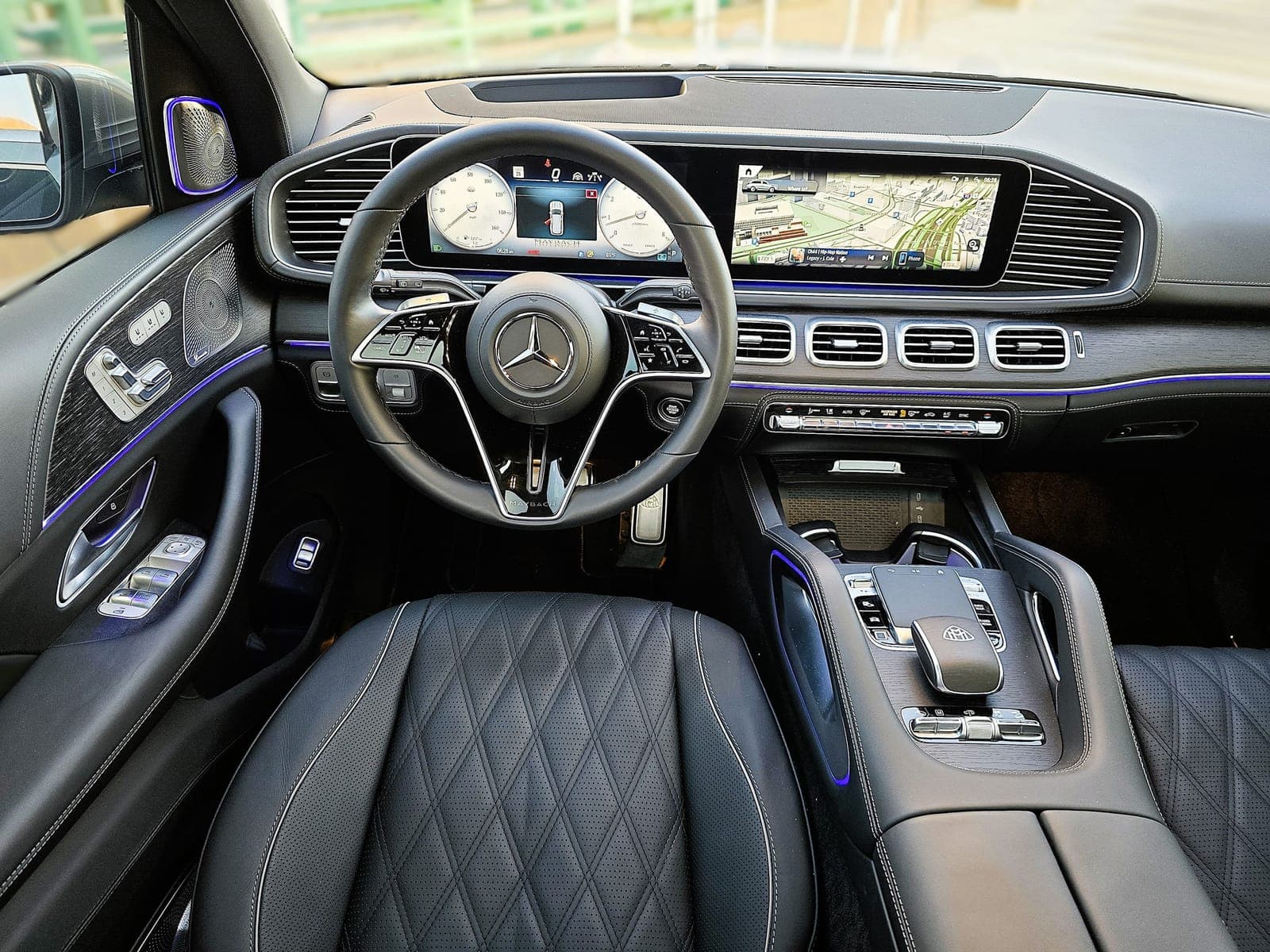 Black Mercedes-Maybach GLS 600