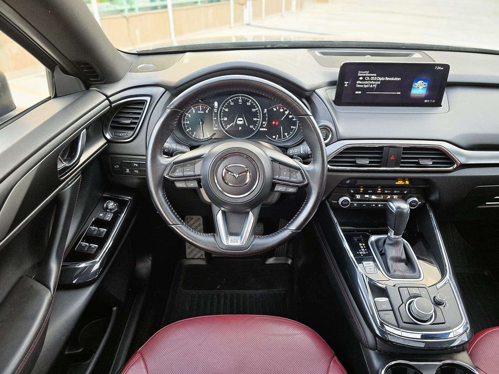 Gray Mazda CX-9 Carbon Edition