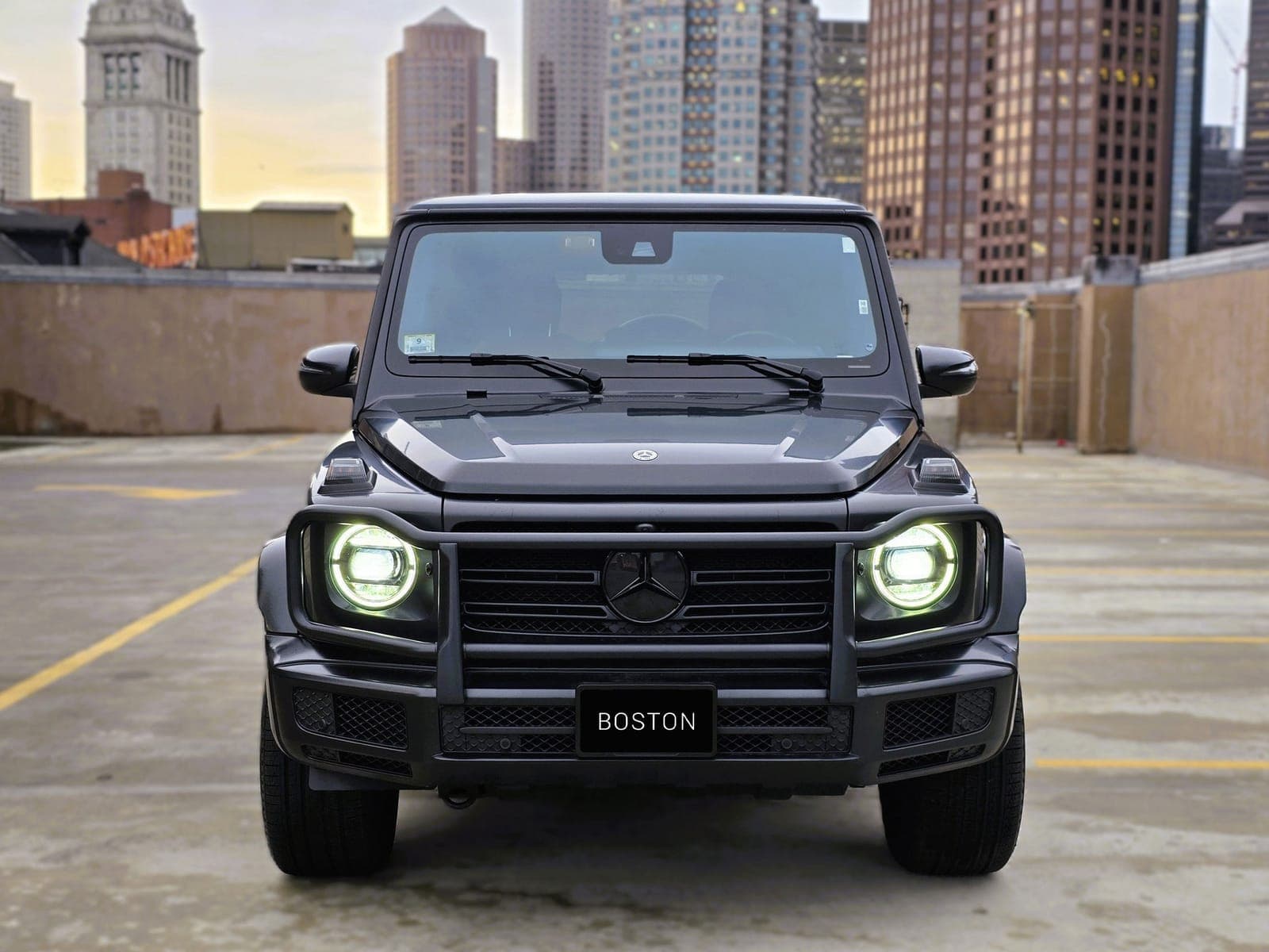 Black Mercedes-Benz G Wagon G550 SUV