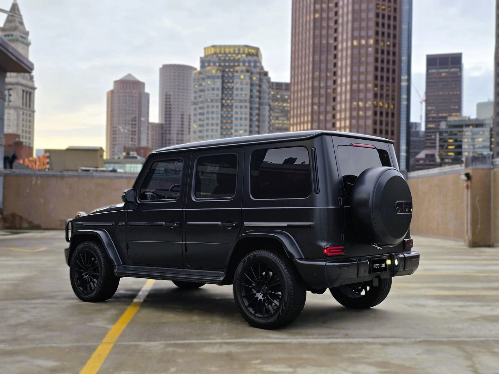 Black Mercedes-Benz G Wagon G550 SUV