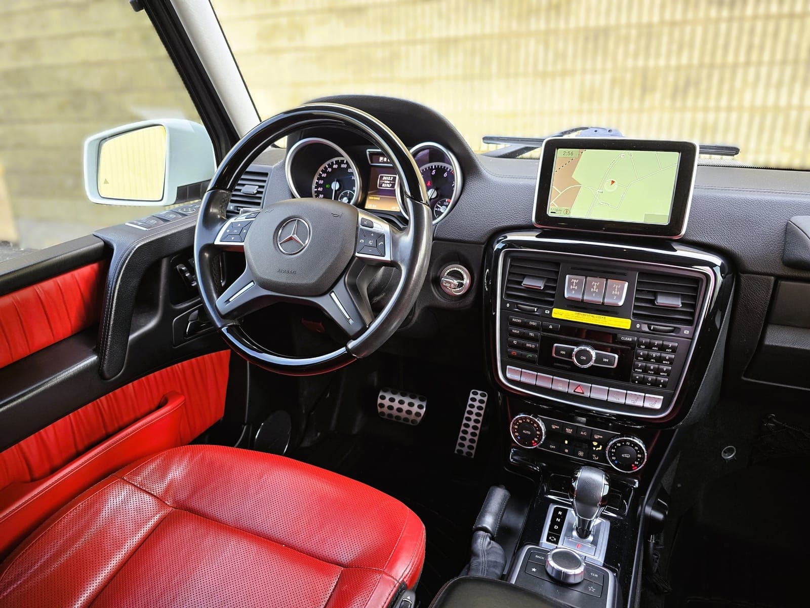 White Mercedes-Benz G Wagon SUV