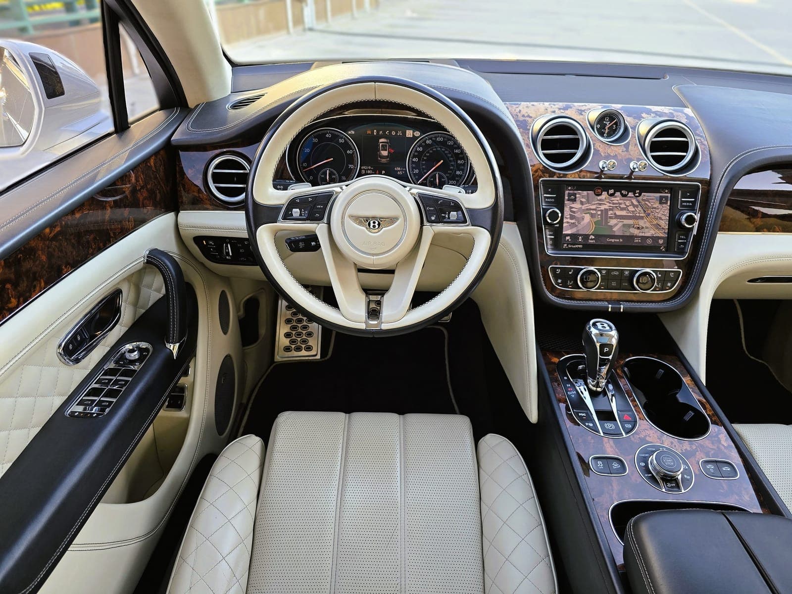 Black Bentley Bentayga SUV