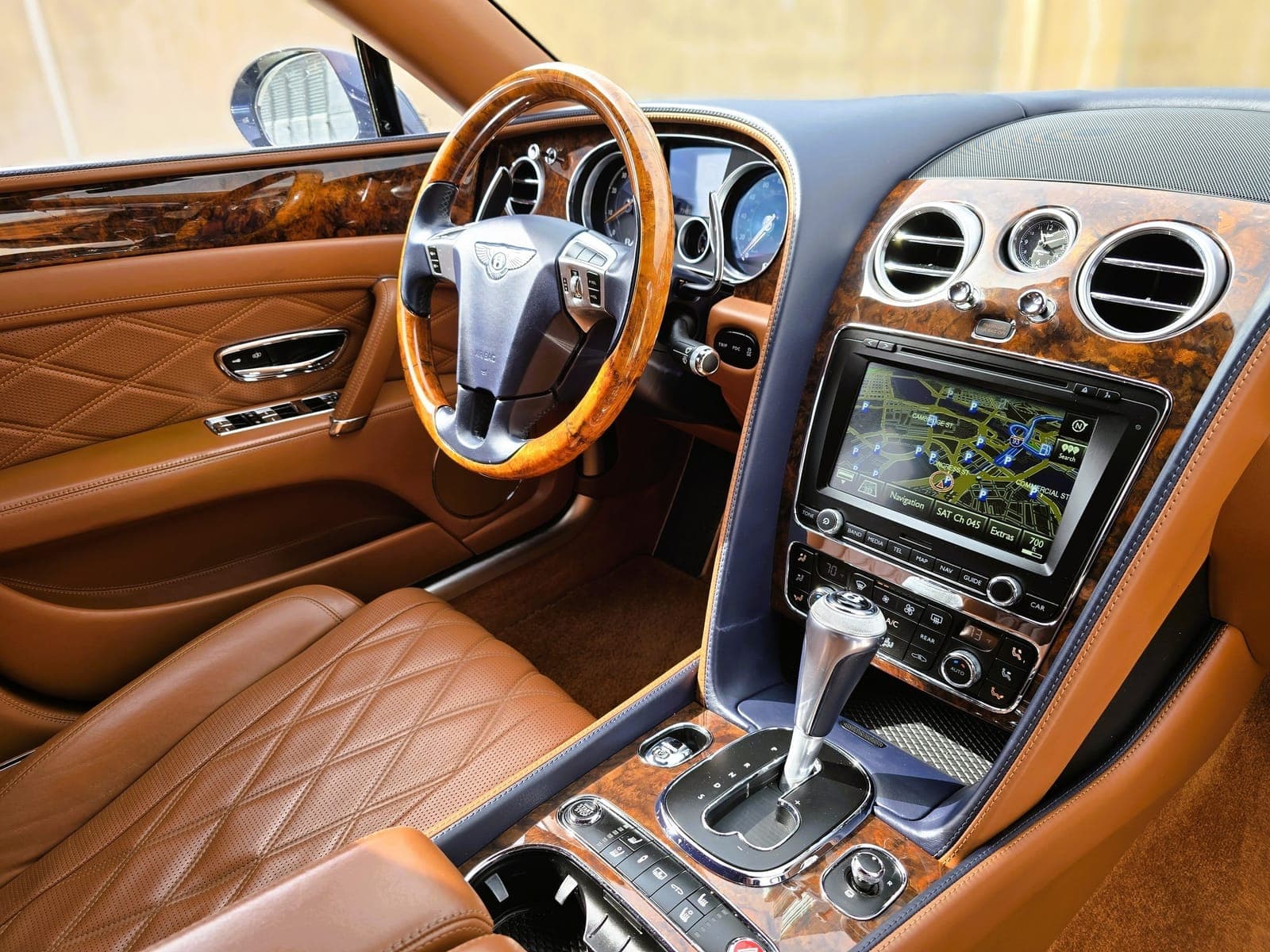 Black Bentley four-door sedan