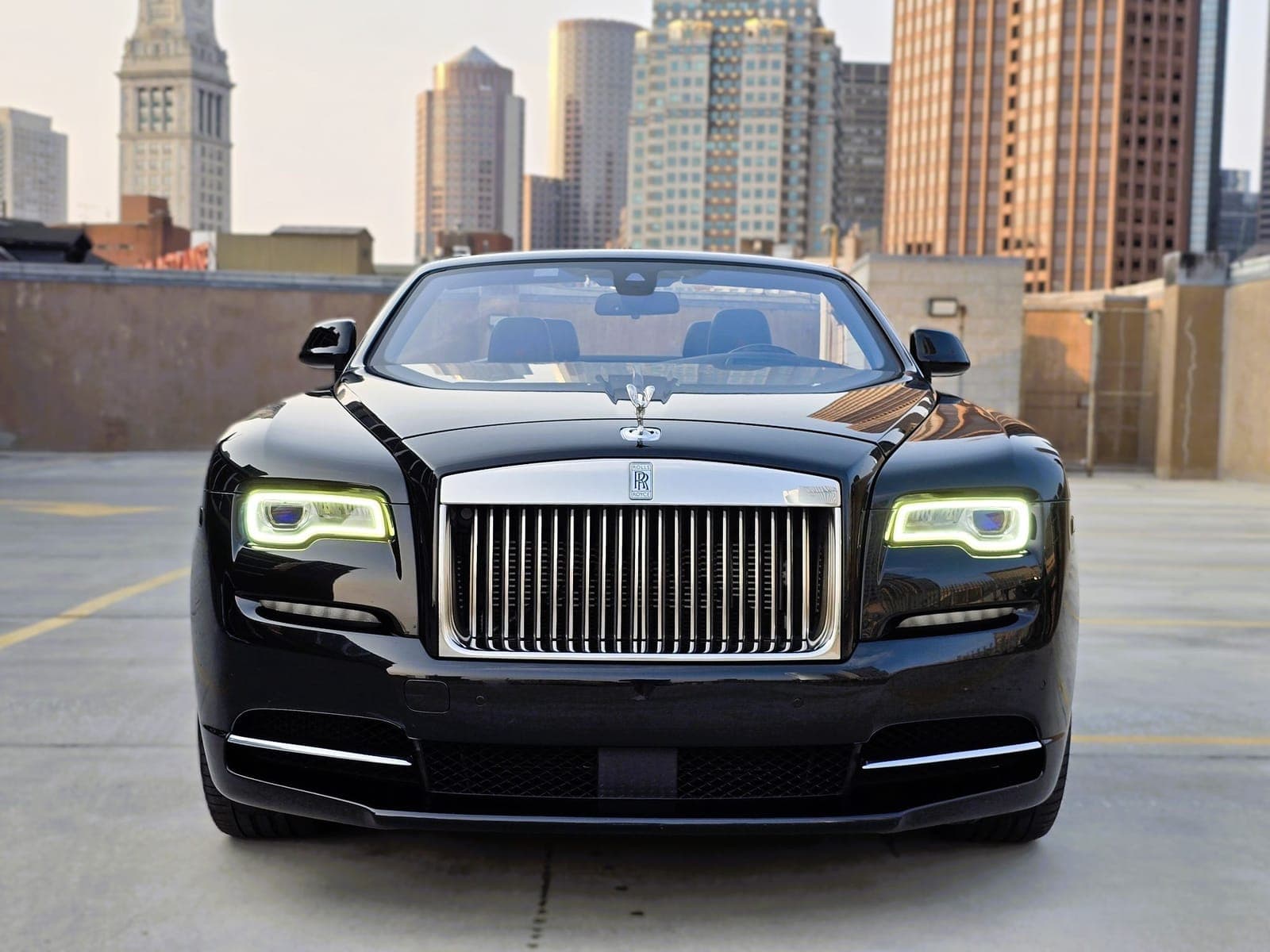 Black Rolls-Royce Dawn Convertible