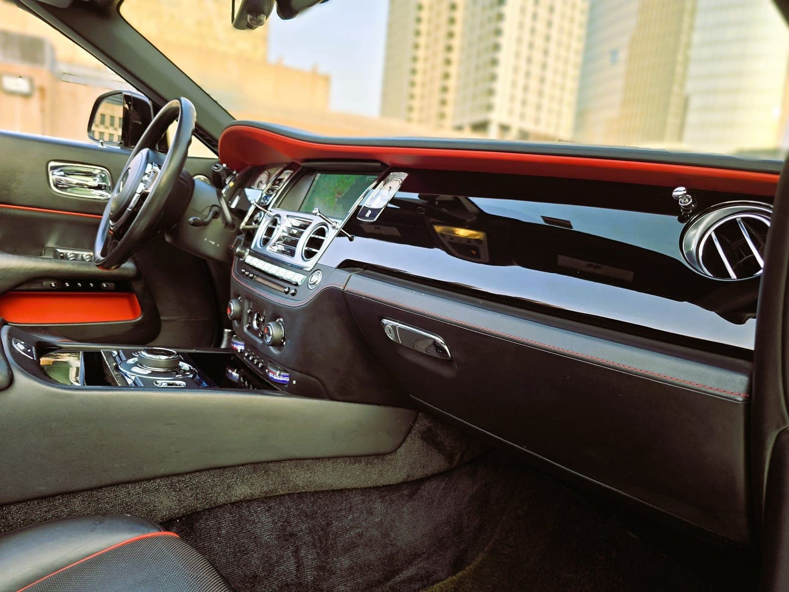 Black Rolls-Royce Dawn Convertible