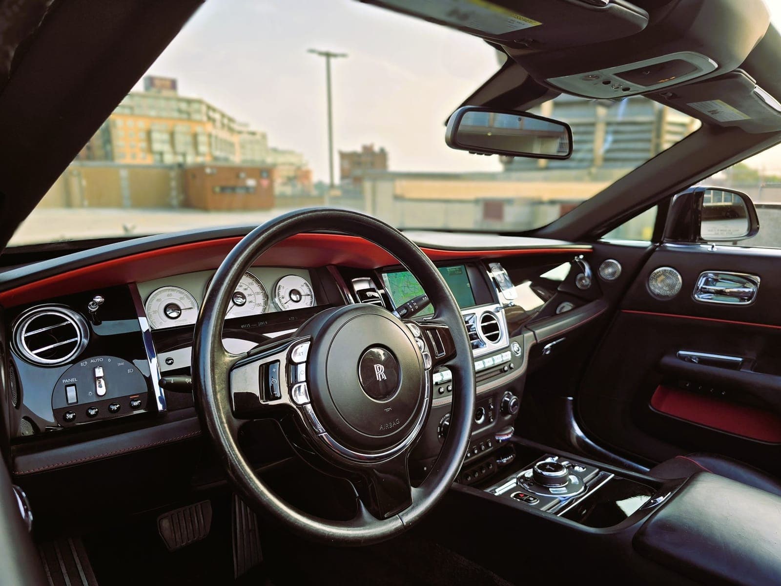 Black Rolls-Royce Dawn Convertible