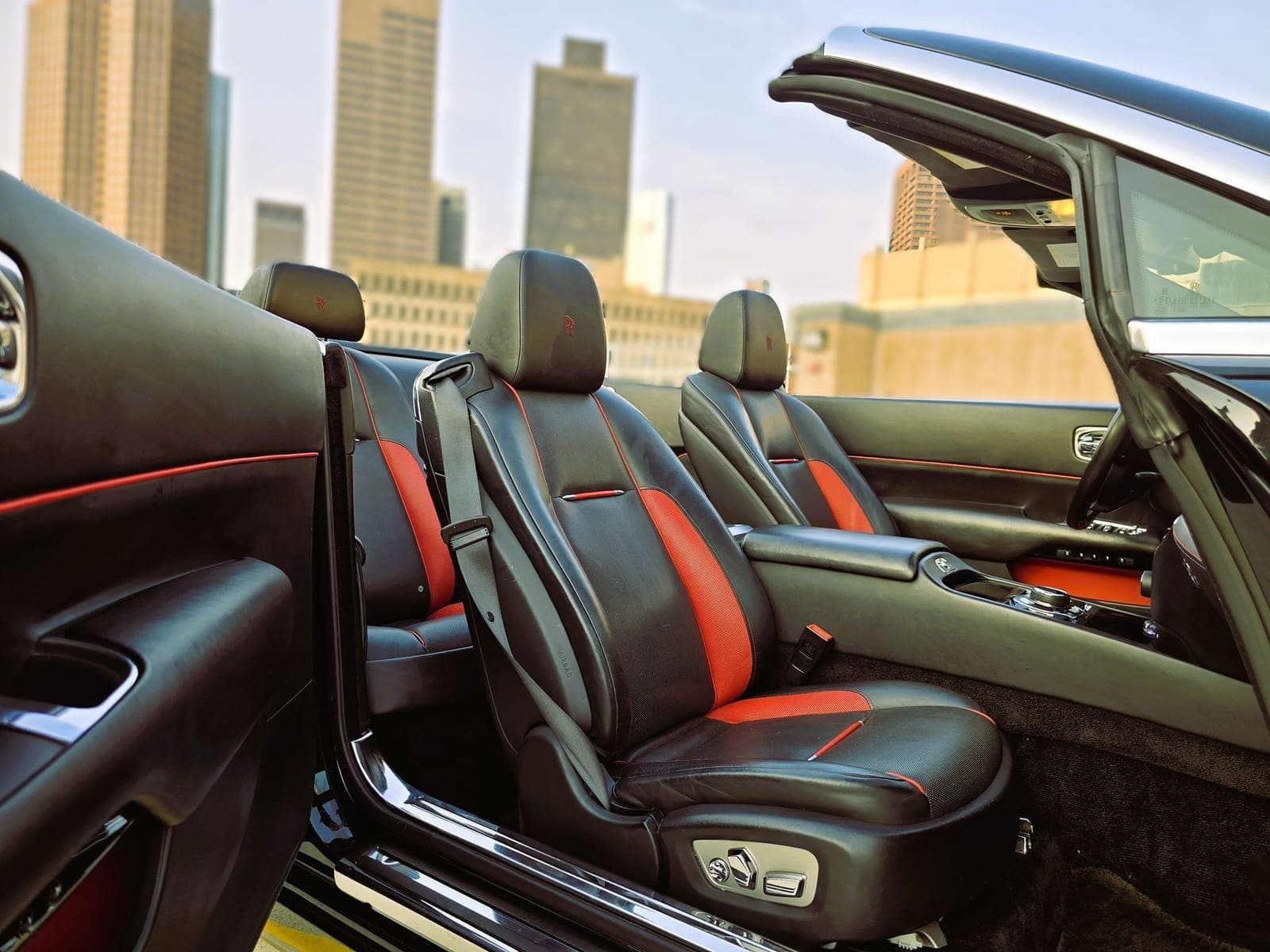 Black Rolls-Royce Dawn Convertible
